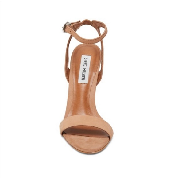 Steve Madden Tan Ankle Strap Heel - Picture 3 of 5